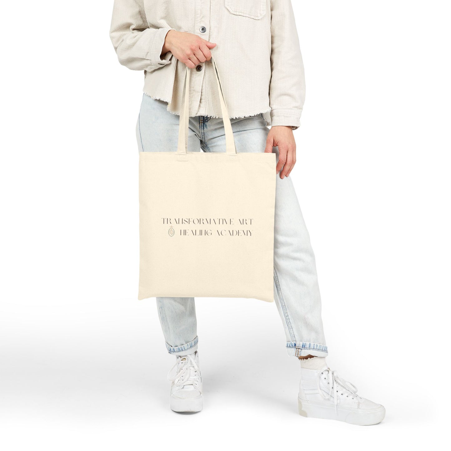 TAH  Canvas Tote Bag - Heal Deeply Guide Powerfully