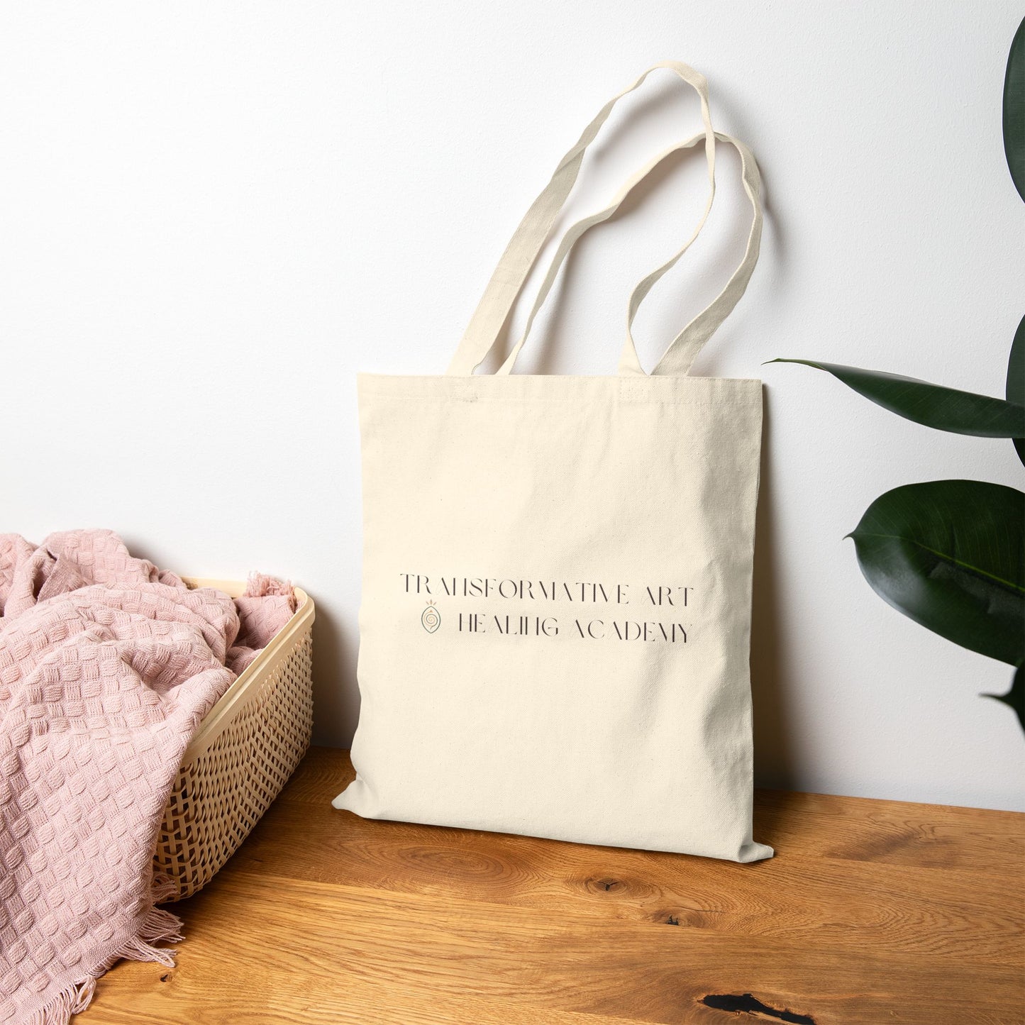 TAH  Canvas Tote Bag - Heal Deeply Guide Powerfully